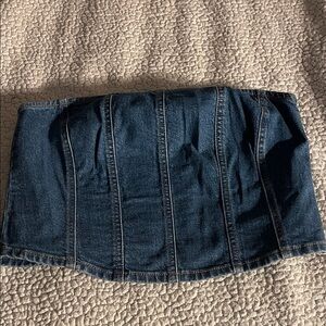 Universal Thread Denim Strapless Top